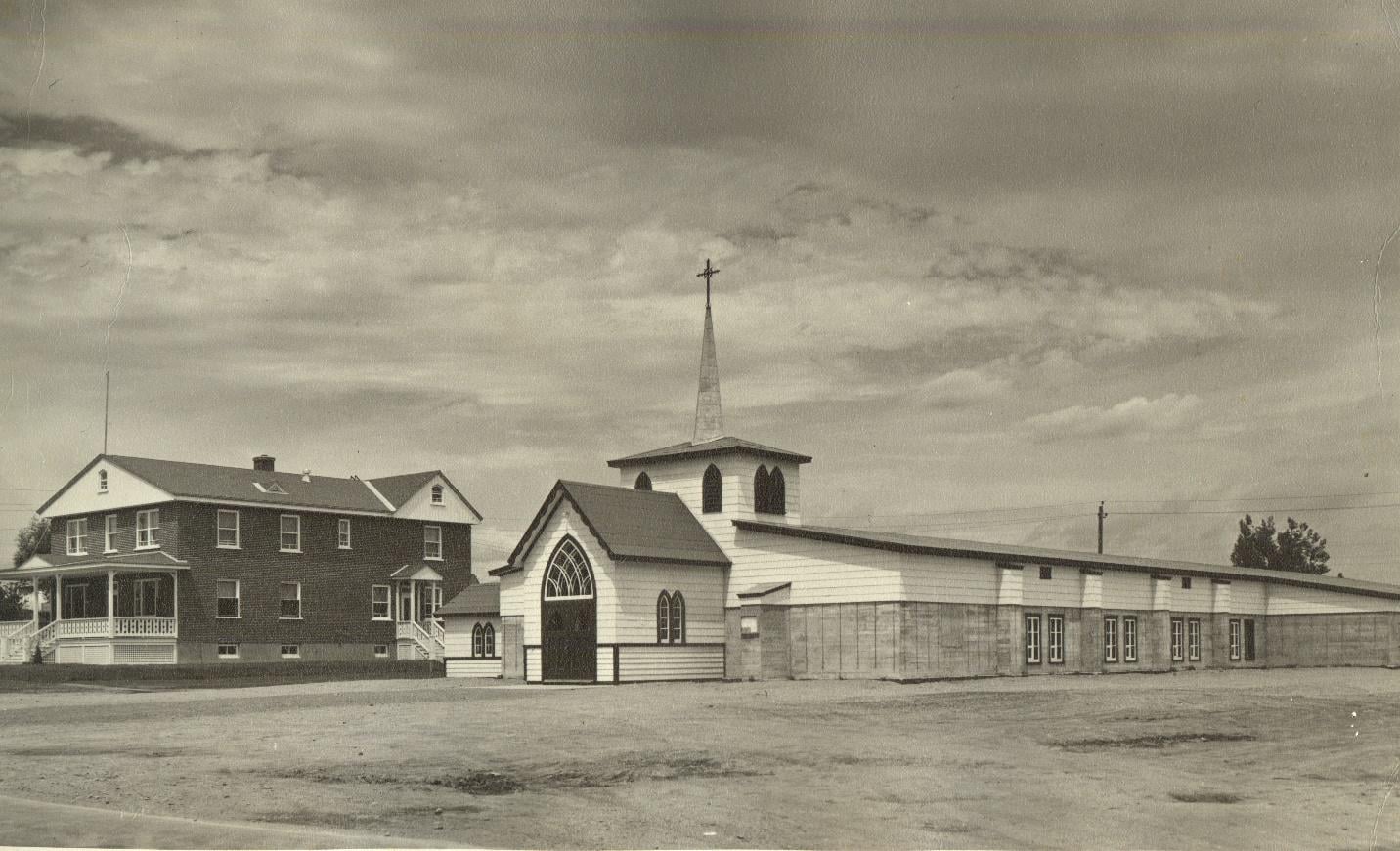 Crypte ou sous-bassement de l&rsquo;église Ste-Monique