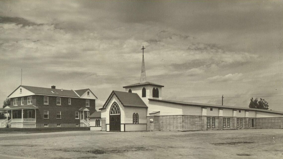 Crypte ou sous-bassement de l’église Ste-Monique